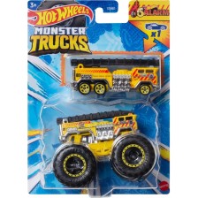 Бъги Hot Wheels Monster Trucks - 5 Alarm, с количка